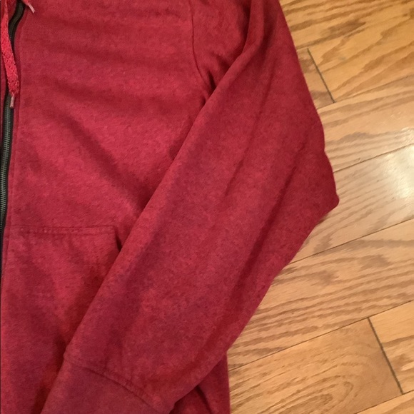 Zine clothing Red & Black Hooded Sweatshirt - Picture 4 of 7